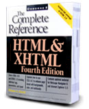 HTML The Complete Reference